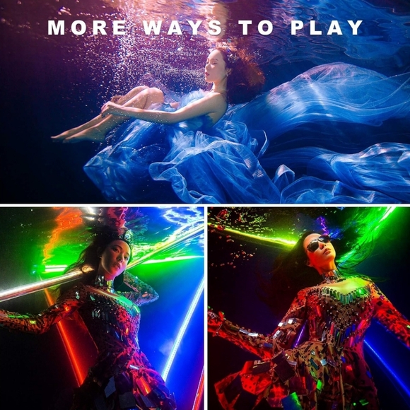 LUXCEO P120 RGB Handheld Waterproof Photography Light Wand, APP Control 1350 - Picture 6 of 14